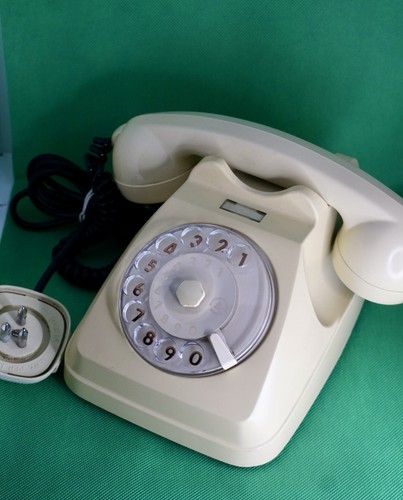 Telefono vintage fisso avorio - vintage,