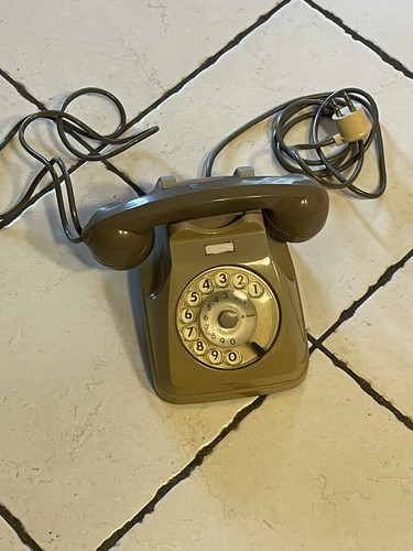 Telefono fisso vintage disco - a,