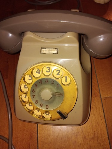 Telefono vintage disco - telefono,