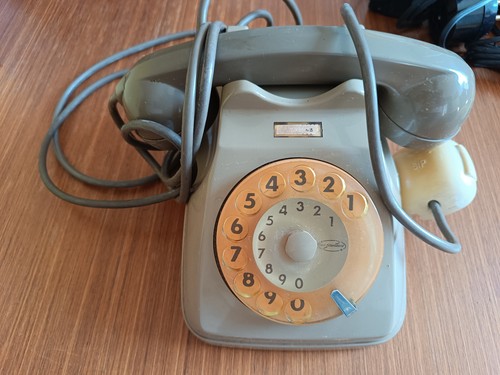 Telefono vintage face - telefono,
