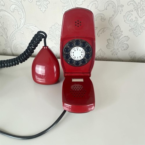 Telefono grillo rosso bordeaux - telefono,