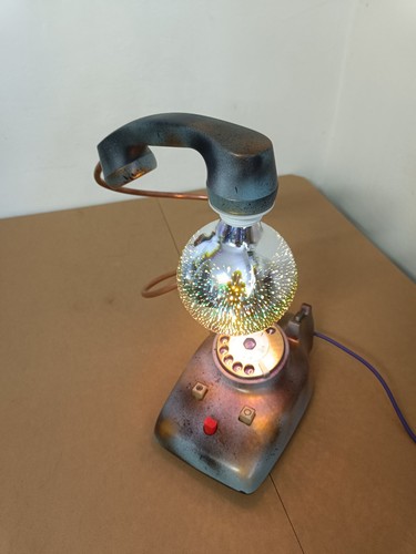 Telefono lampada vintage - lampada,