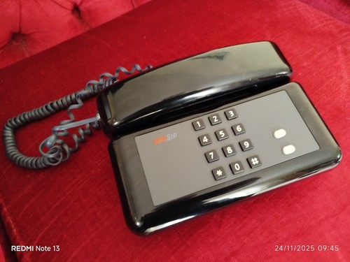 Telefono sip vintage nero - vintage,