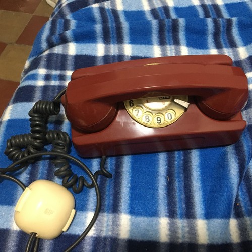 Vintage telefono fisso disco - fisso, a