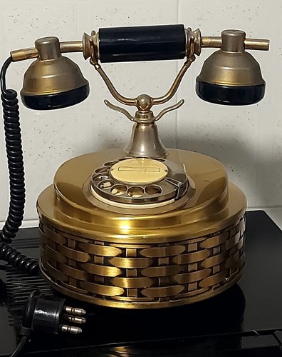 Telefono vintage ottone - telefono,