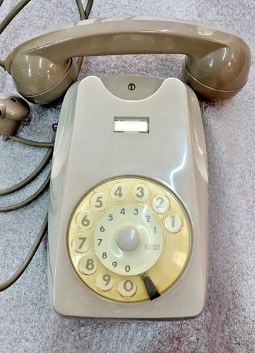 Telefono vintage disco - a,
