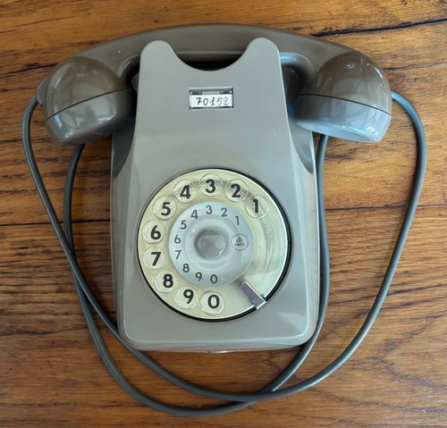 Telefono fisso disco - telefono, a