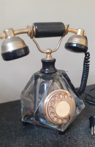 Telefono vintage vetro murano - vetro,