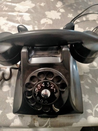 Telefono vintage sip nero - vintage,