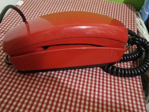 Telefono rosso rotella - rosso, a