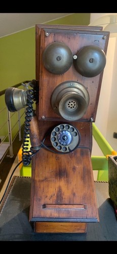 Telefono vintage muro - vintage, a