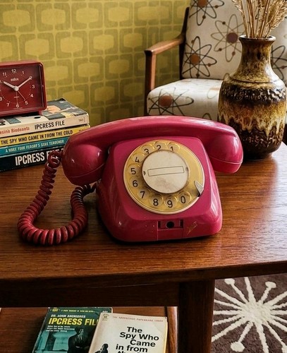 Telefono fisso disco tipo - telefono,