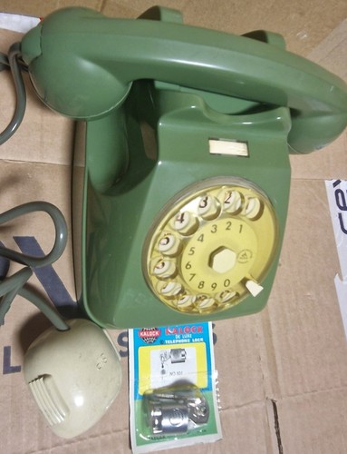 Telefono vintage disco - a,