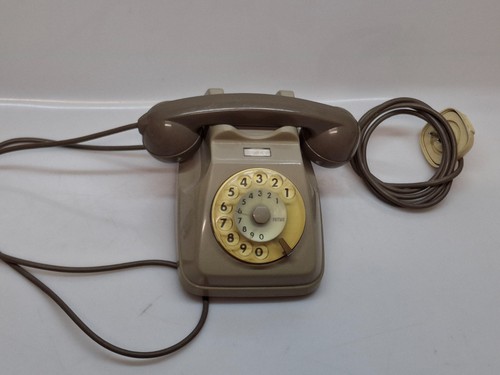 Telefono fisso vintage disco - telefono,