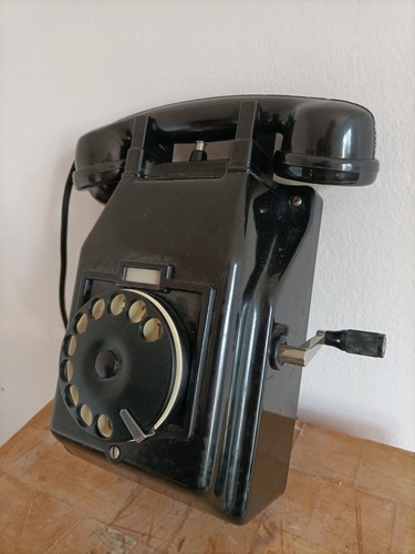 Raro telefono muro vintage - telefono,