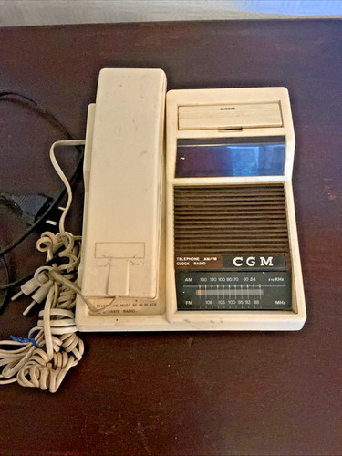 Telefono fisso cgm vintage con - telefono,