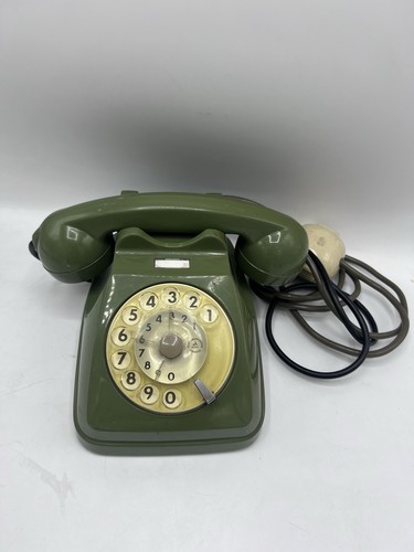 Telefono fisso vintage disco - vintage, a