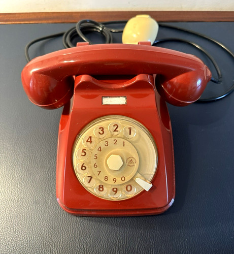 Telefono vintage rosso sip - vintage, a
