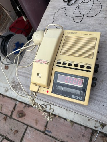 Telefono radiosveglia vintage - telefono,