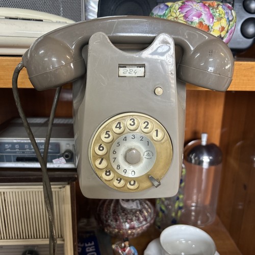 Telefono disco fisso vintage - disco,